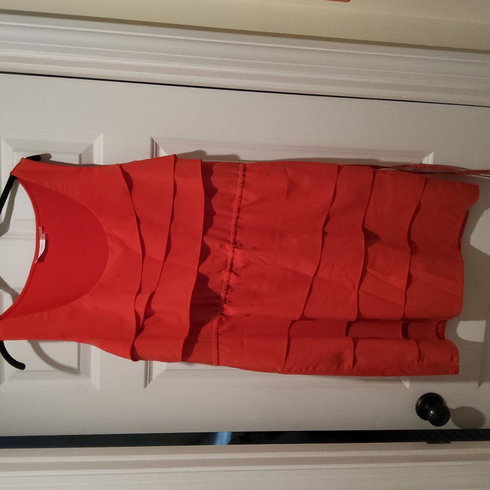 Calvin Klein Dress Coral size 14